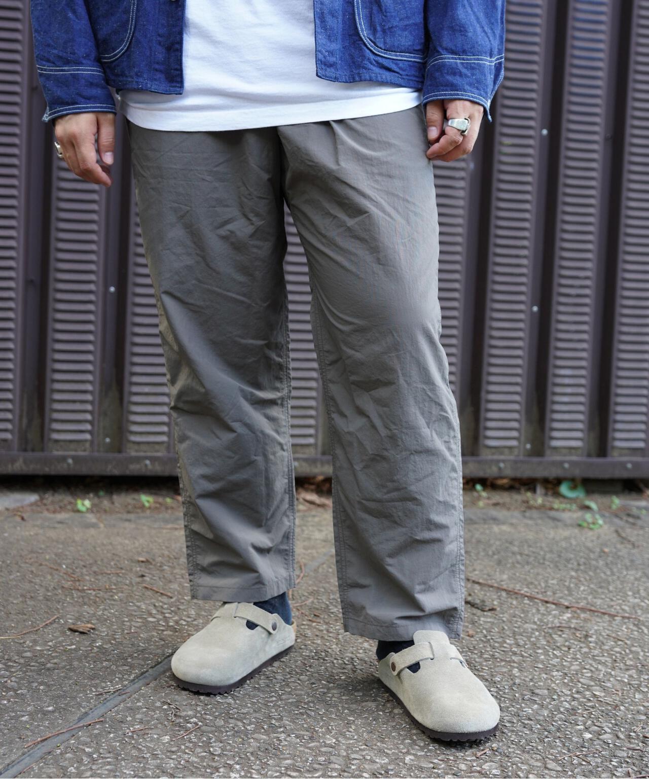 Gramicci/グラミチ 別注NYLON TUCK PANTS 別注ナイロンタックパンツ