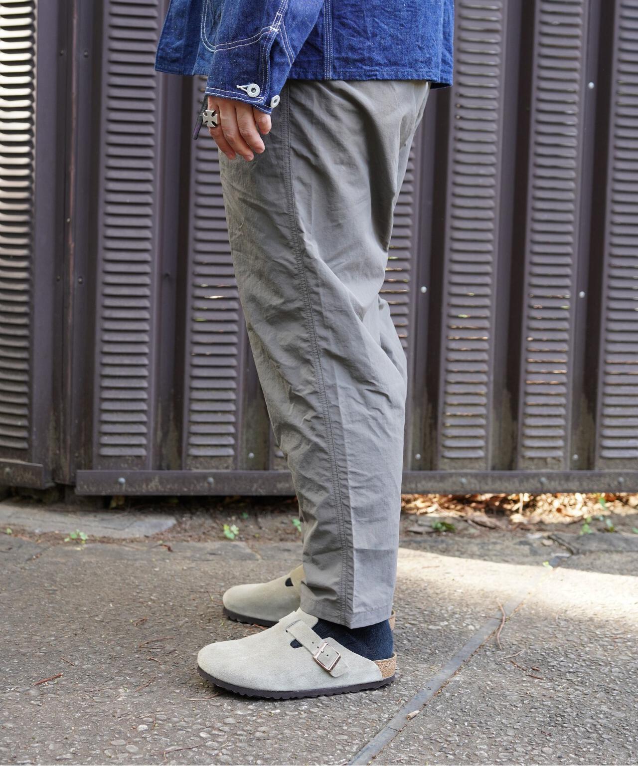 Gramicci/グラミチ 別注NYLON TUCK PANTS 別注ナイロンタックパンツ