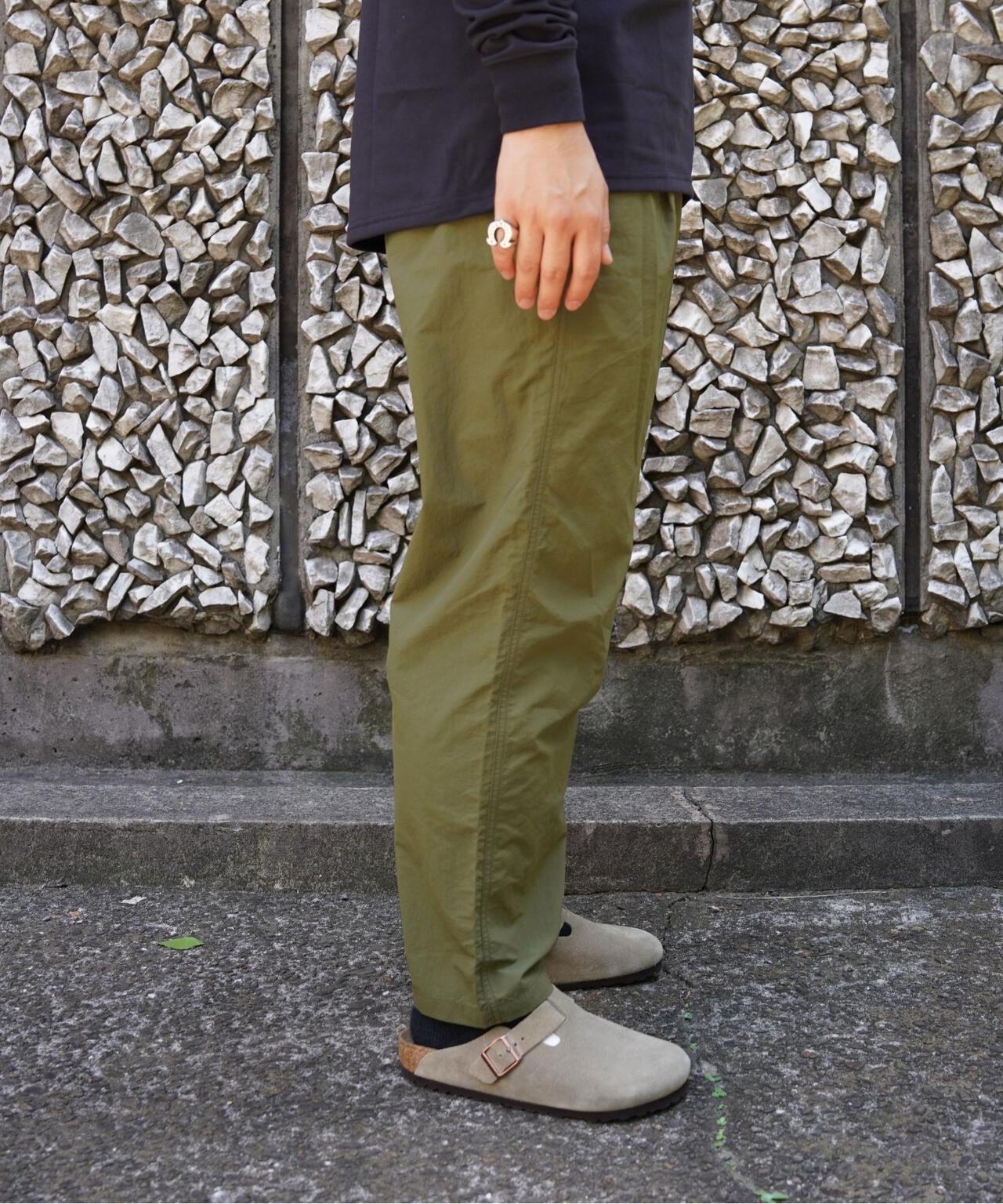 Gramicci/グラミチ 別注NYLON TUCK PANTS 別注ナイロンタックパンツ