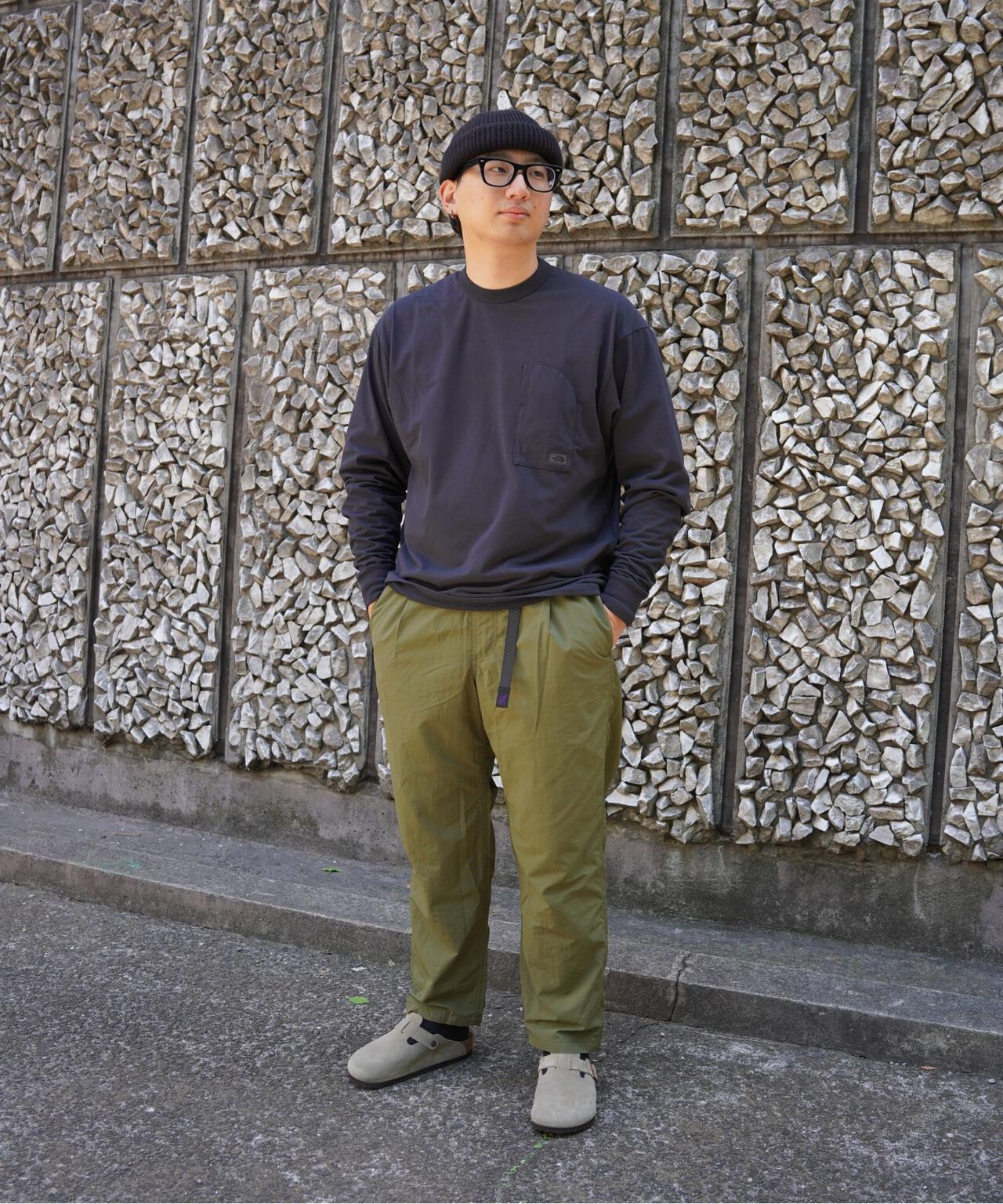 Gramicci/グラミチ 別注NYLON TUCK PANTS 別注ナイロンタックパンツ
