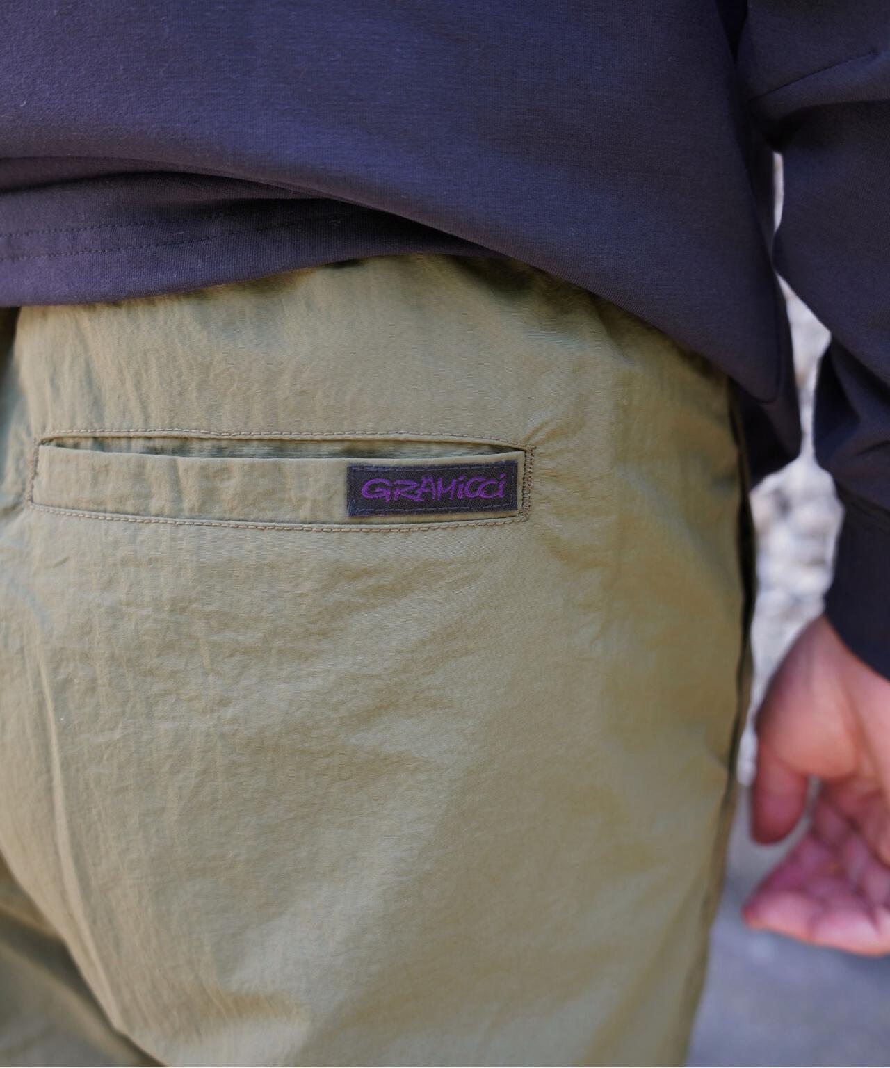 Gramicci/グラミチ 別注NYLON TUCK PANTS 別注ナイロンタックパンツ