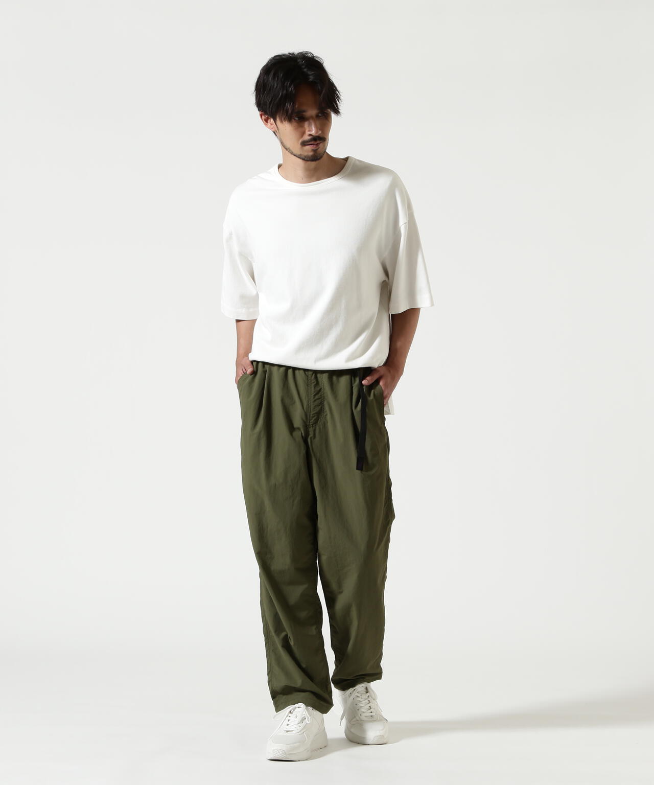 Gramicci/グラミチ 別注NYLON TUCK PANTS 別注ナイロンタックパンツ