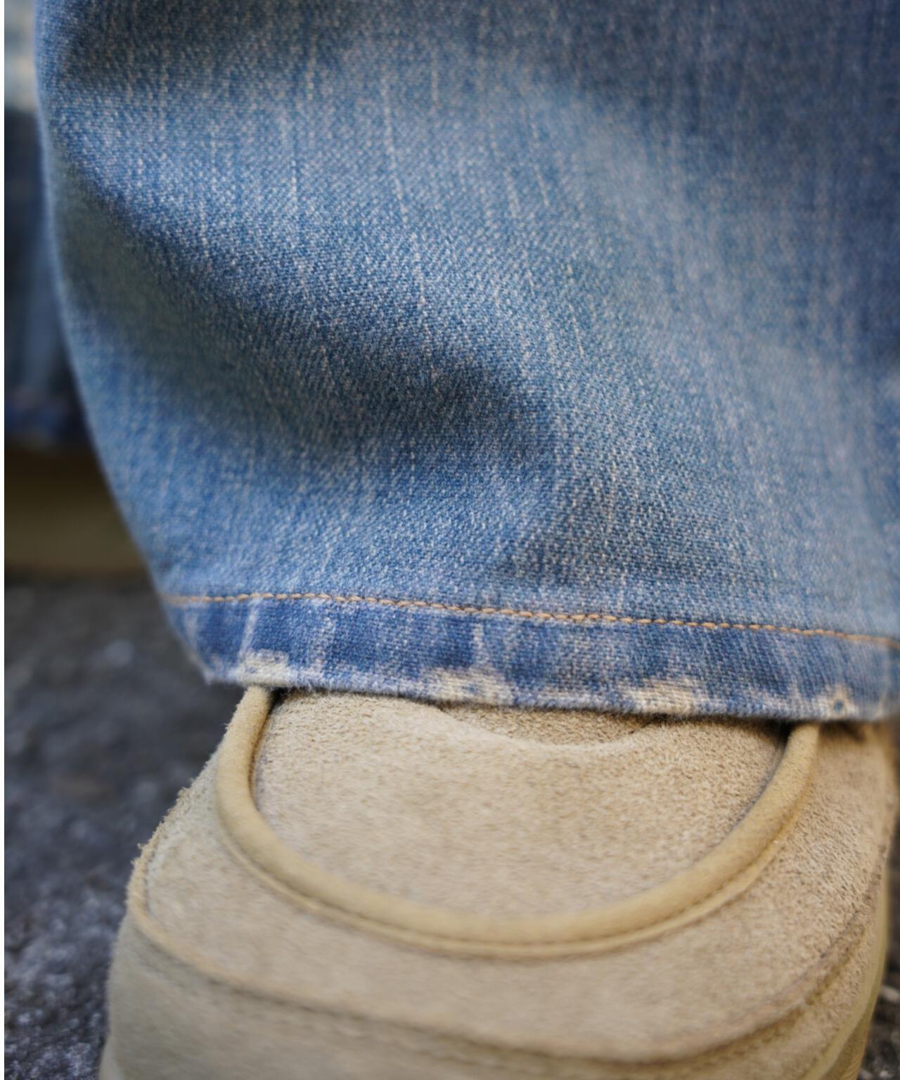 B omnivore/ビーオムニボー 転写 DENIM PANT