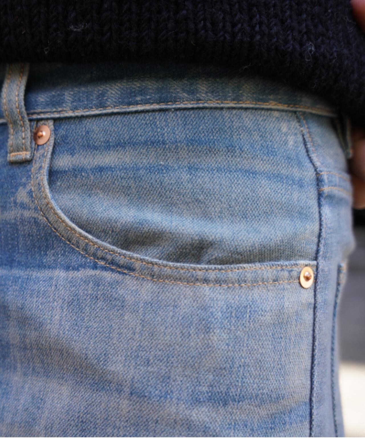 B omnivore/ビーオムニボー 転写 DENIM PANT