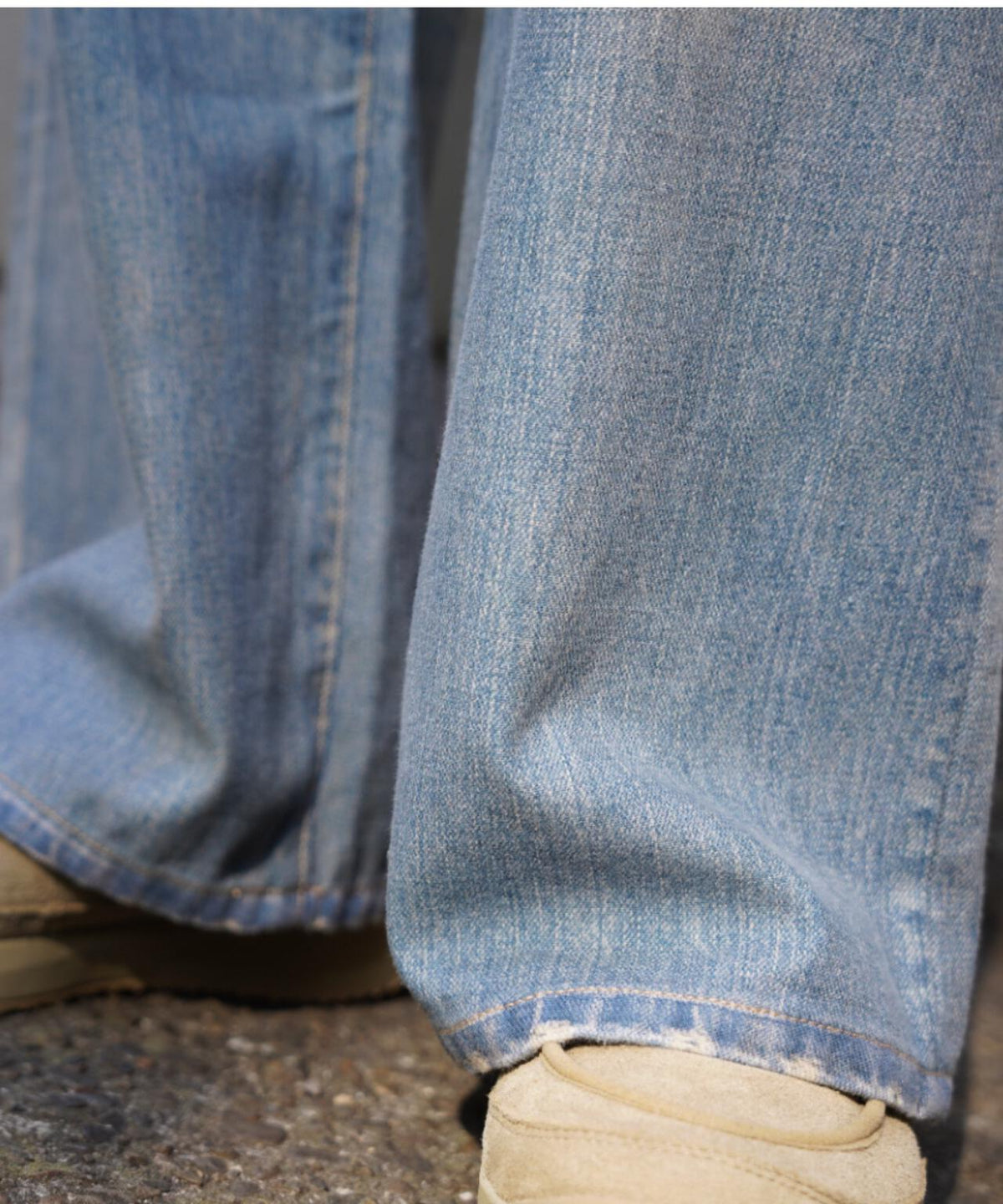 B omnivore/ビーオムニボー 転写 DENIM PANT