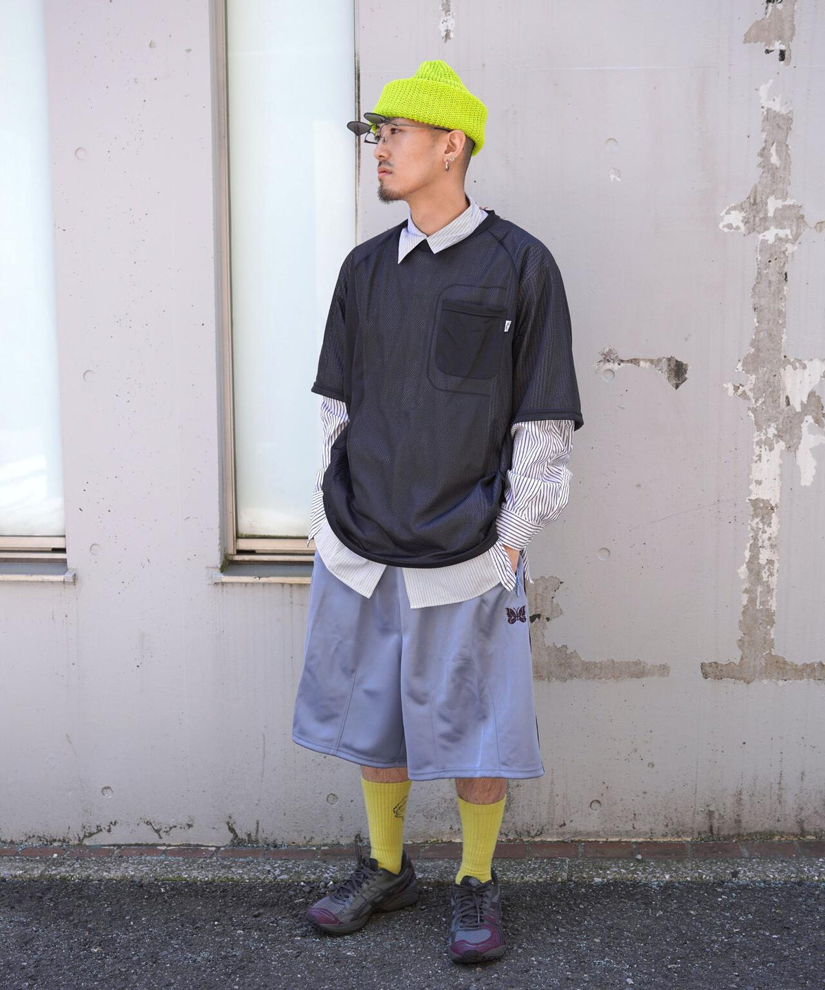 Needles/ニードルズ 別注H.D Track Shorts - Poly Smooth