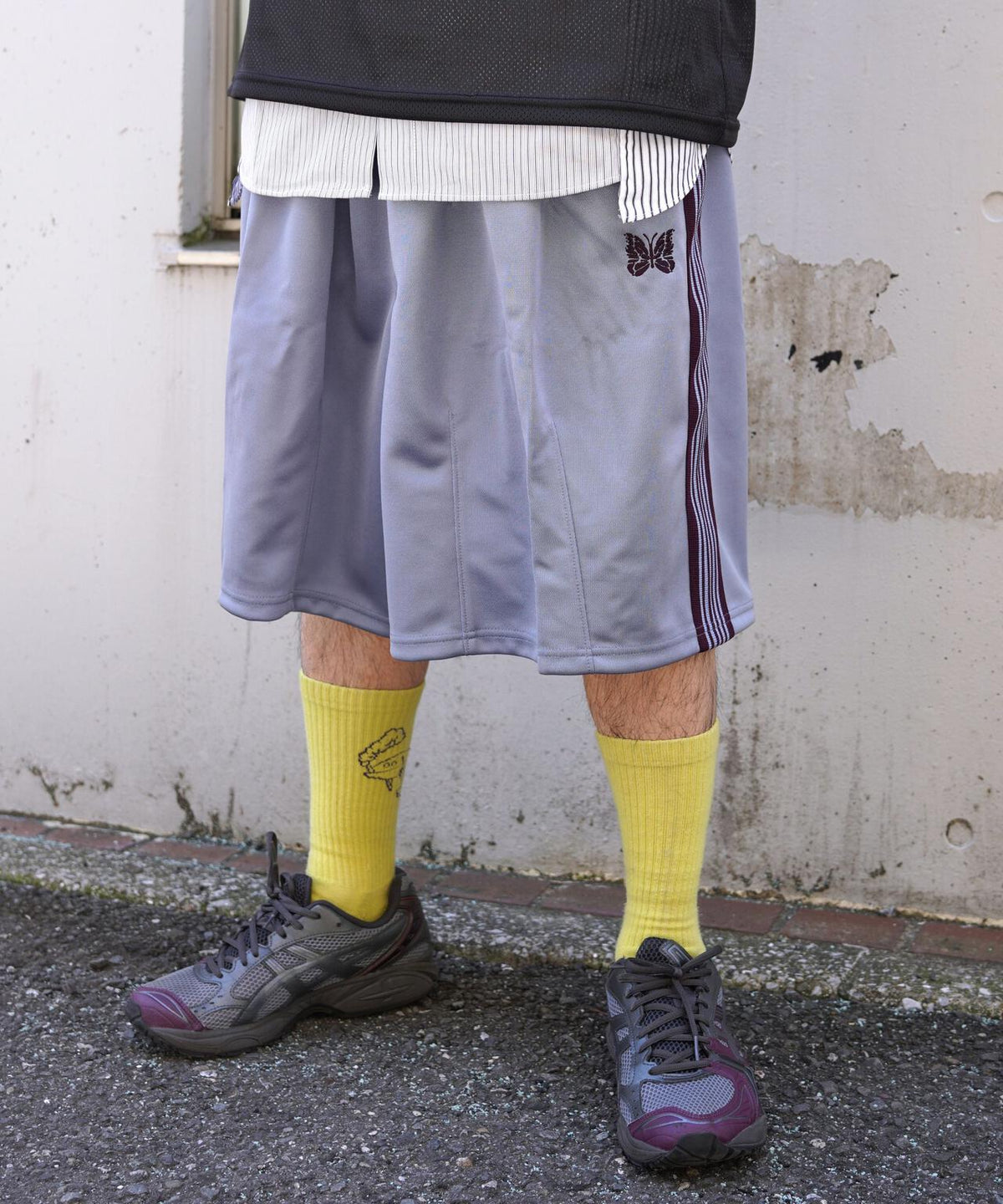 Needles/ニードルズ 別注H.D Track Shorts - Poly Smooth