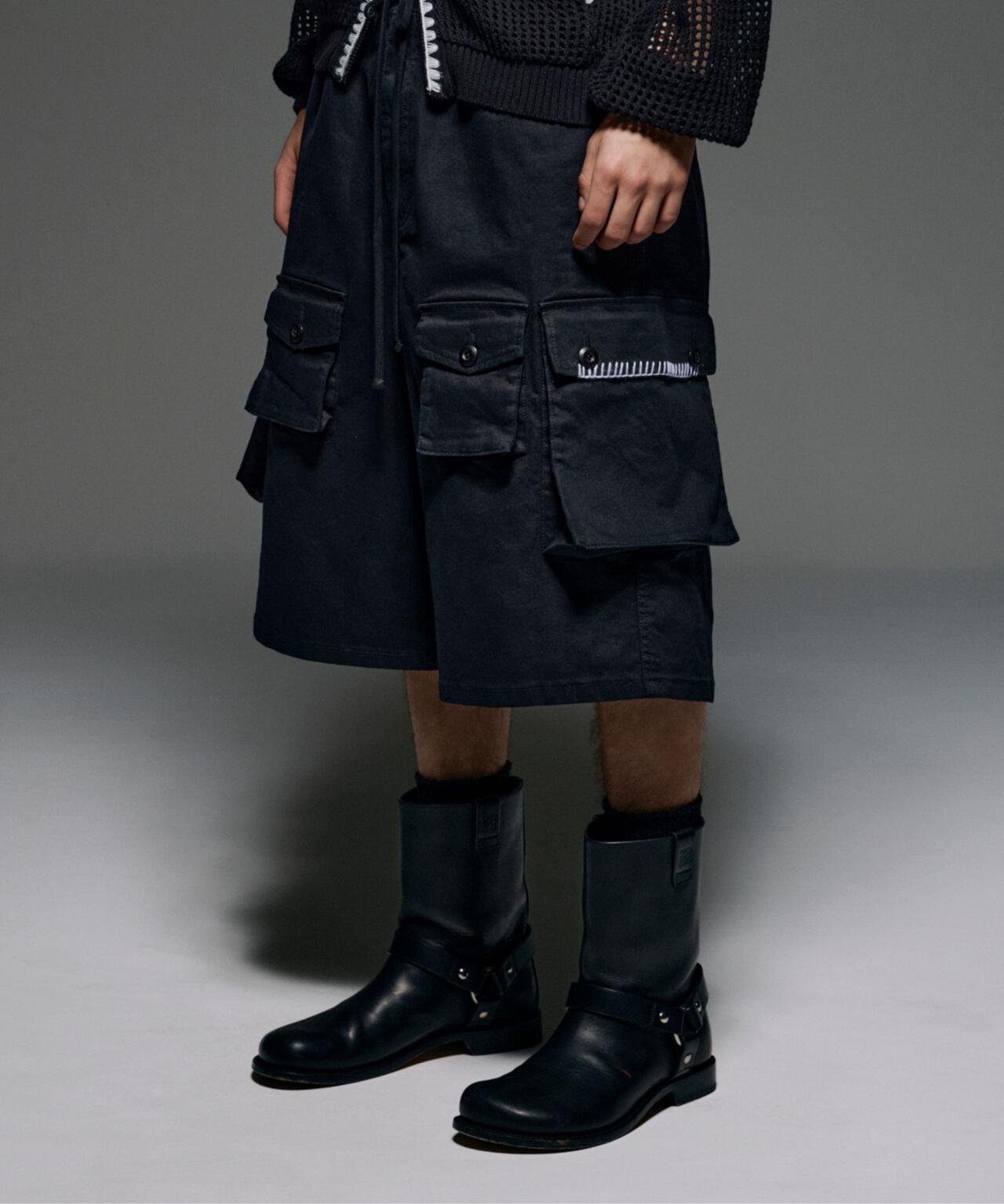 B omnivore/ビーオムニボー HAND STITCH CARGO SHORTS