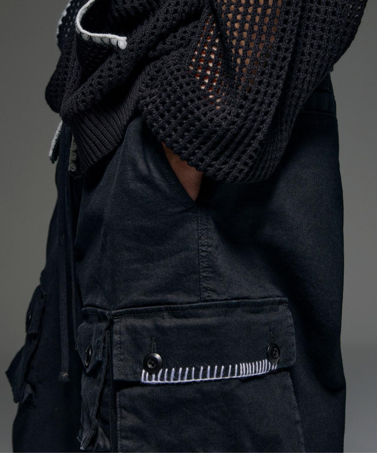 B omnivore/ビーオムニボー HAND STITCH CARGO SHORTS