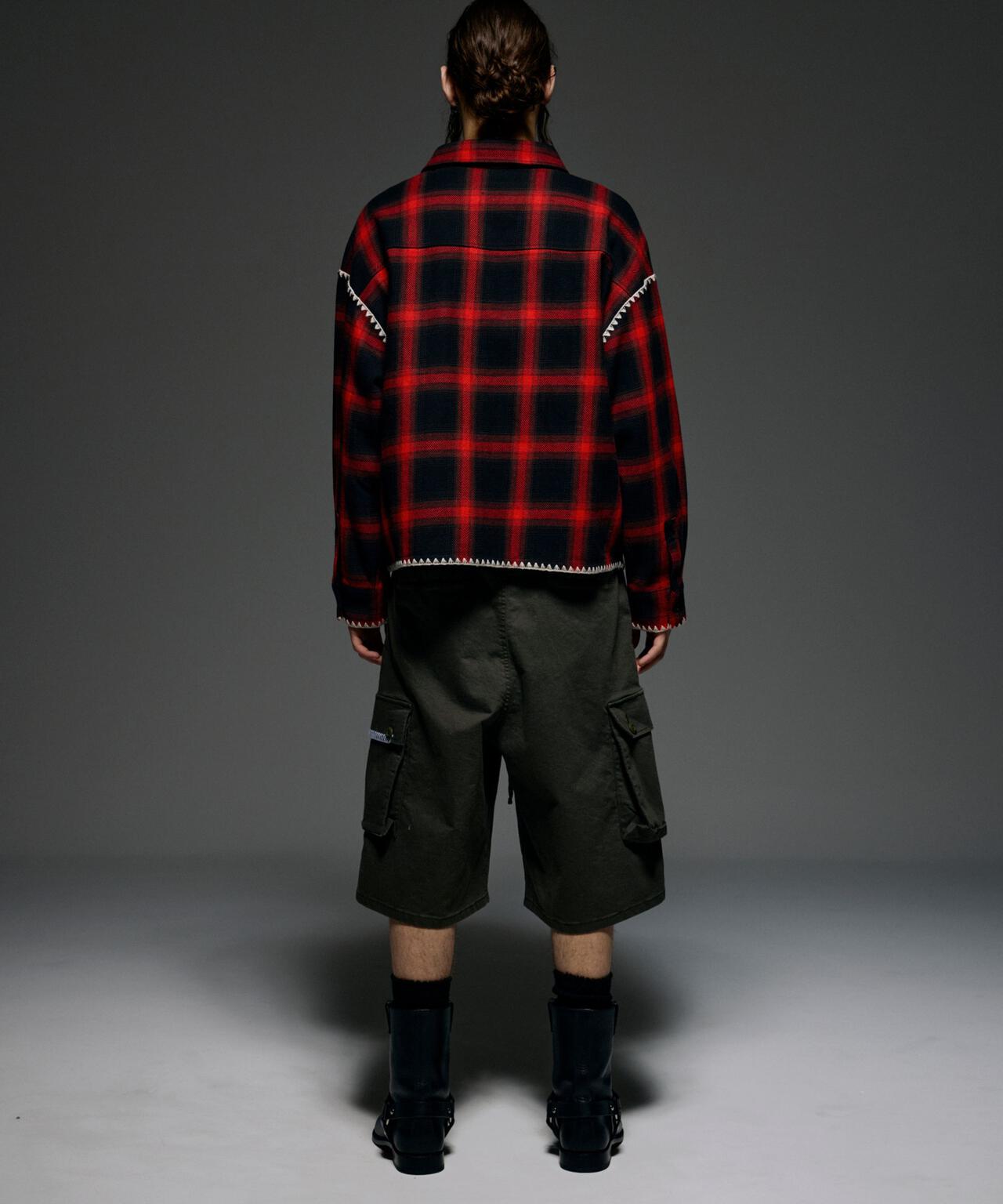 B omnivore/ビーオムニボー HAND STITCH CARGO SHORTS