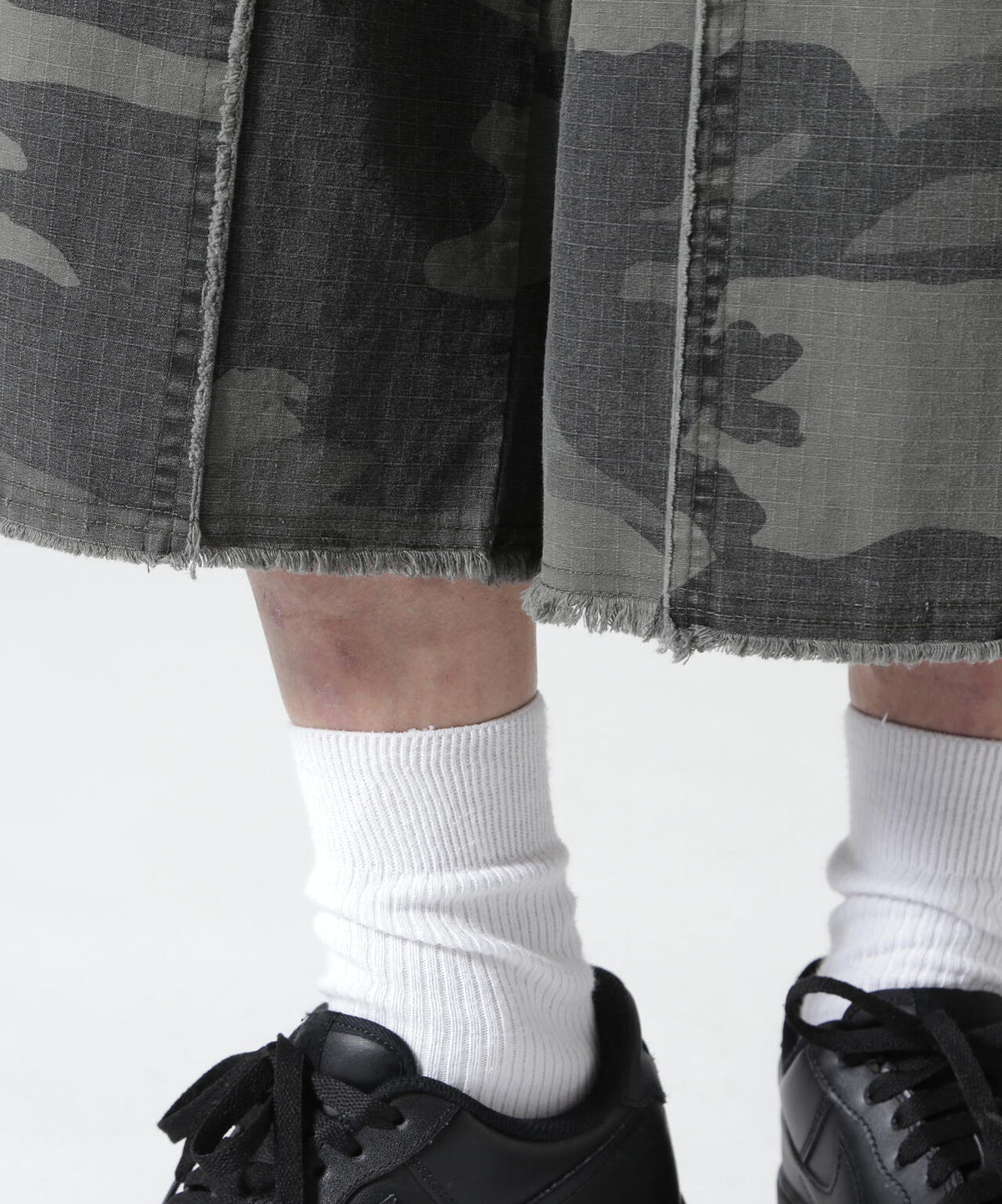 B omnivore/ビーオムニボー W KNEE SHORTS RIP STOP ダブルニーショーツリップストップ