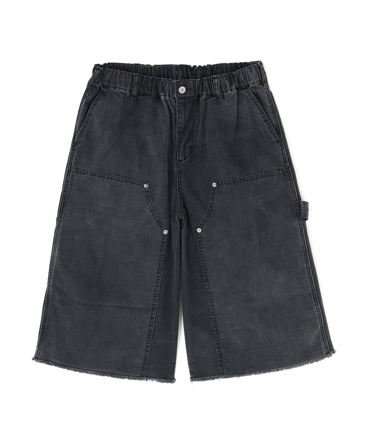 B omnivore/ビーオムニボー W KNEE SHORTS DUCK ダブルニーショーツダック