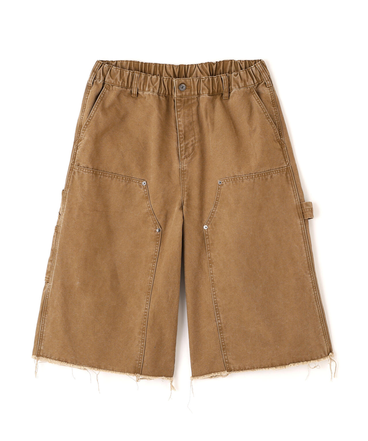 B omnivore/ビーオムニボー W KNEE SHORTS DUCK ダブルニーショーツダック