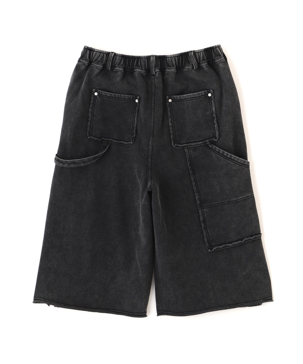 B omnivore/ビーオムニボー W KNEE SHORTS SWT ダブルニーショーツスウェット