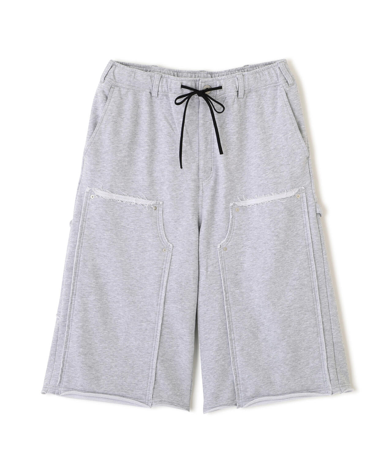 B omnivore/ビーオムニボー W KNEE SHORTS SWT ダブルニーショーツスウェット