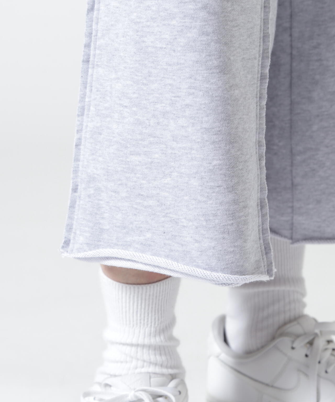 B omnivore/ビーオムニボー W KNEE SHORTS SWT ダブルニーショーツスウェット