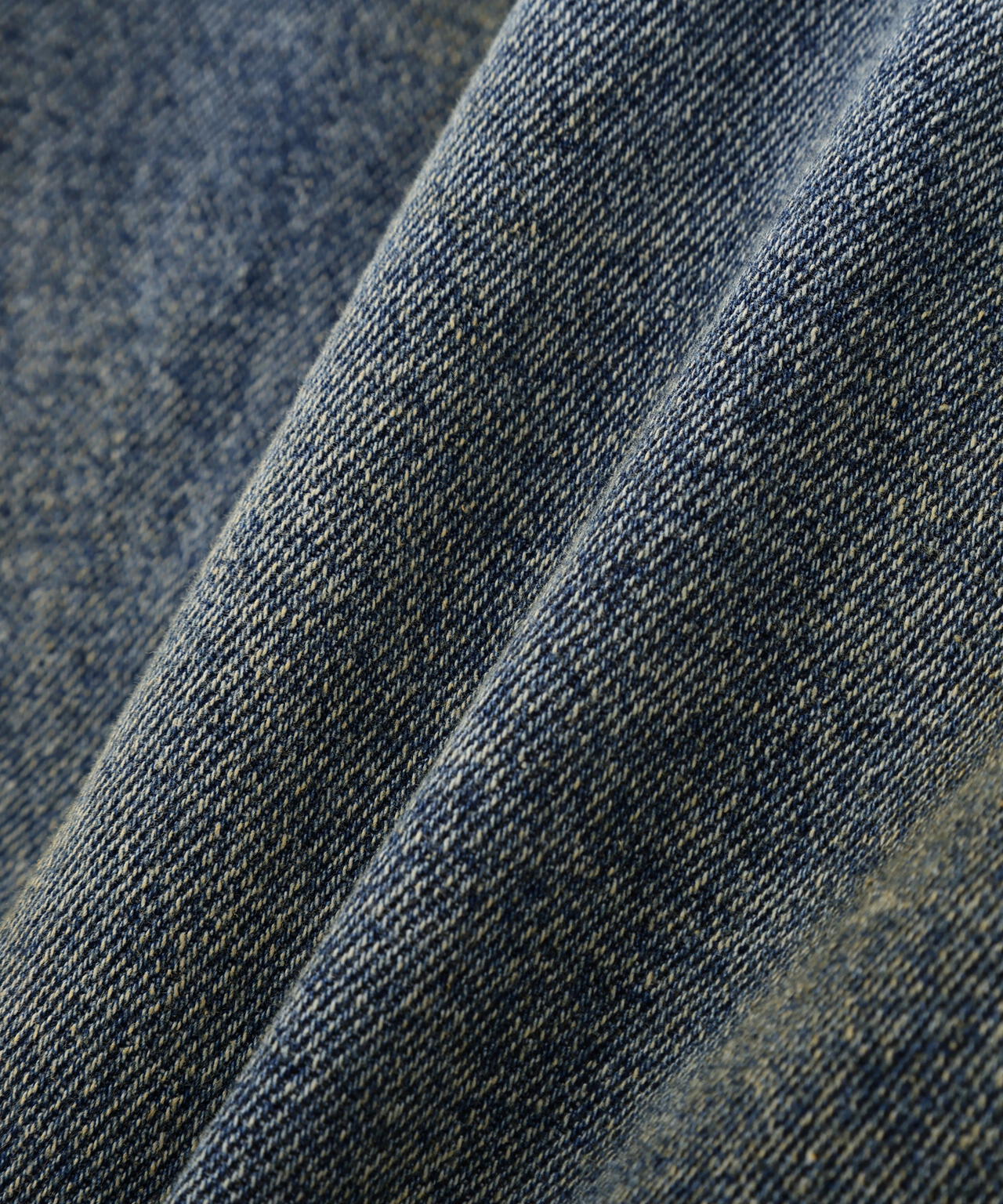 B omnivore/ビーオムニボー W KNEE SHORTS DENIM ダブルニーショーツデニム