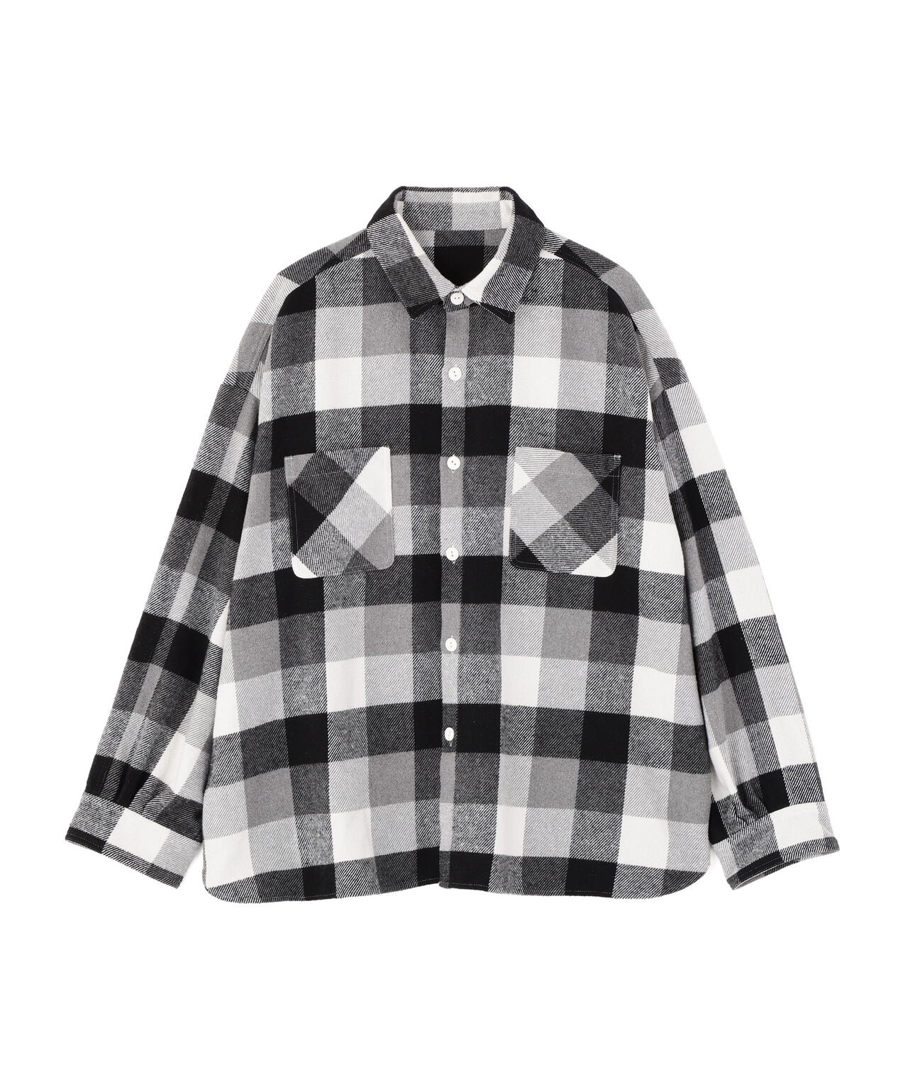 B omnivore/ビーオムニボー BLOCK CHECK SHIRTS ブロックチェックシャツ