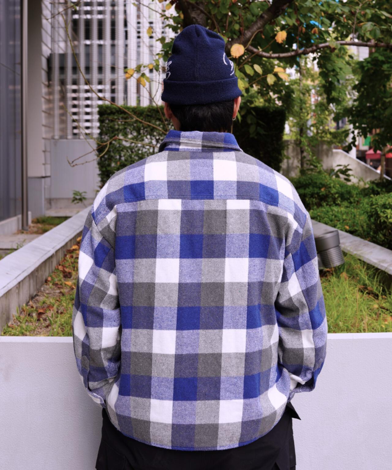 B omnivore/ビーオムニボー BLOCK CHECK SHIRTS ブロックチェックシャツ
