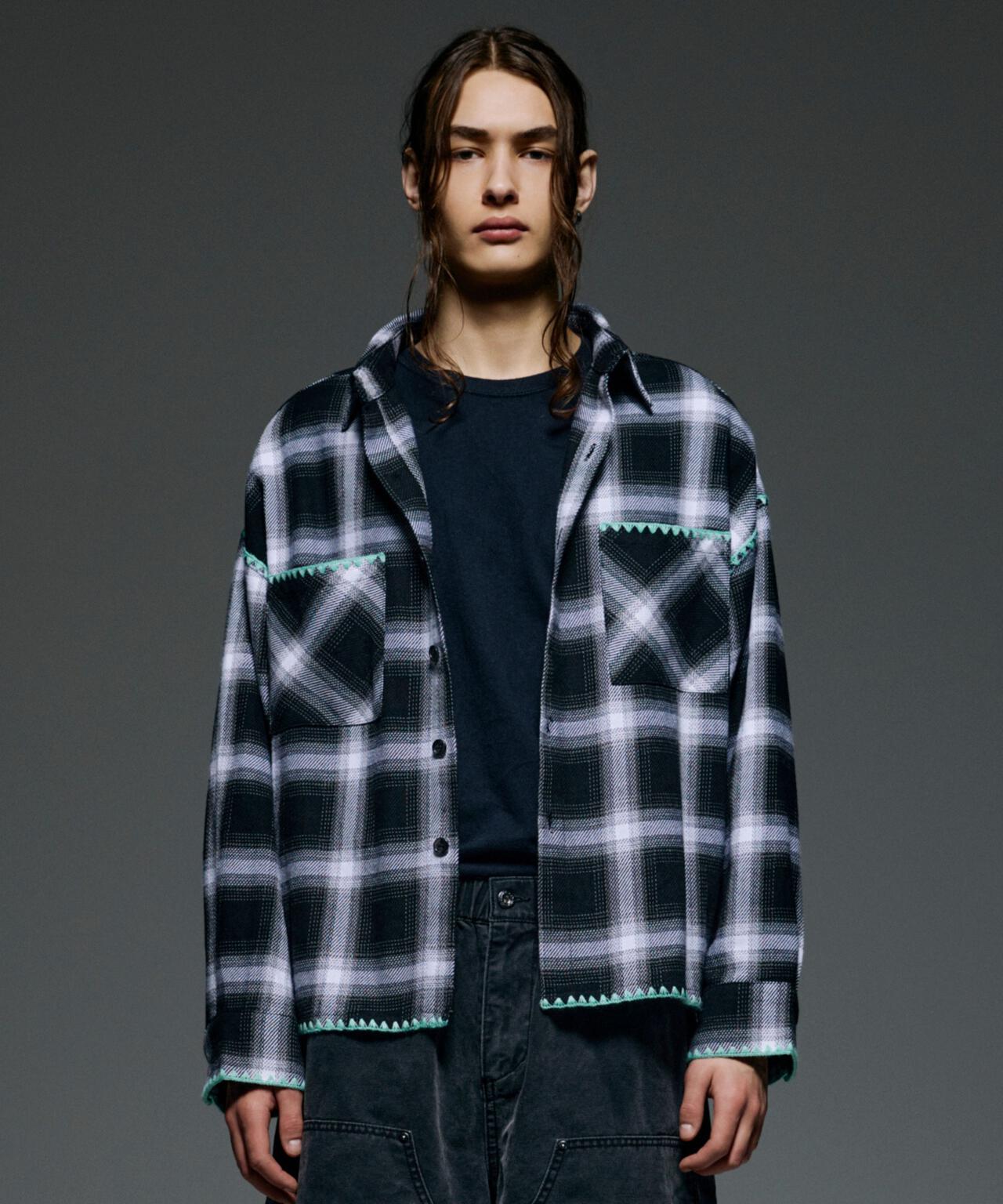 B omnivore/ビーオムニボー HAND STITCH SHIRT