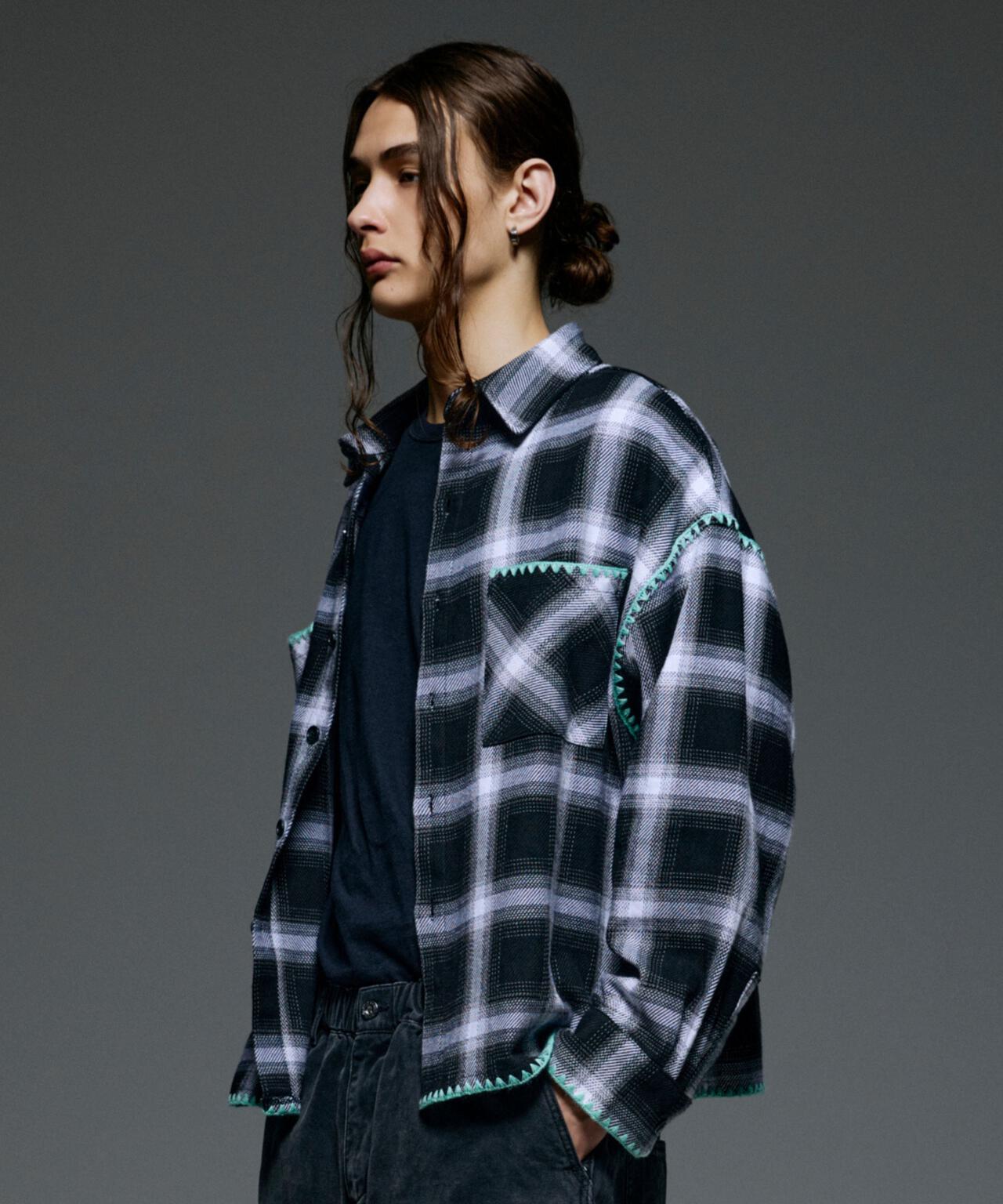 B omnivore/ビーオムニボー HAND STITCH SHIRT