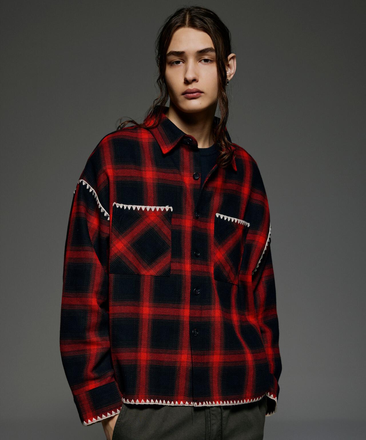 B omnivore/ビーオムニボー HAND STITCH SHIRT