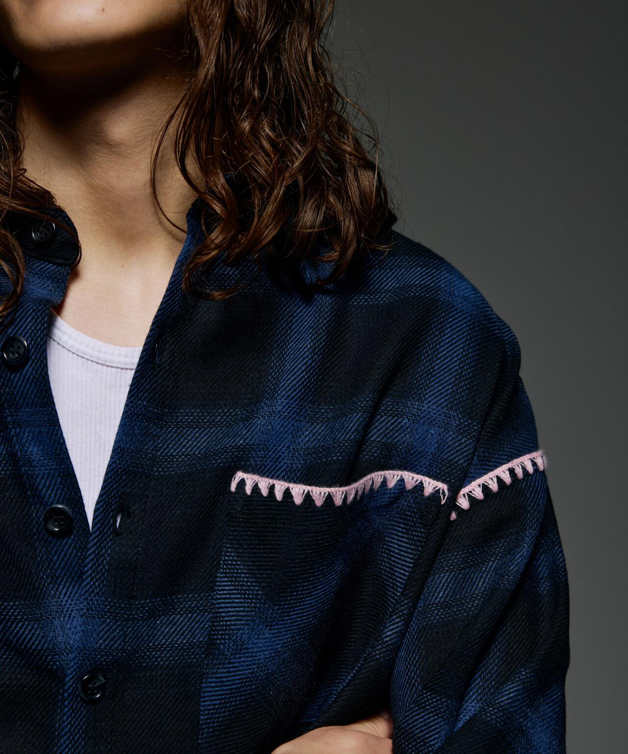 B omnivore/ビーオムニボー HAND STITCH SHIRT