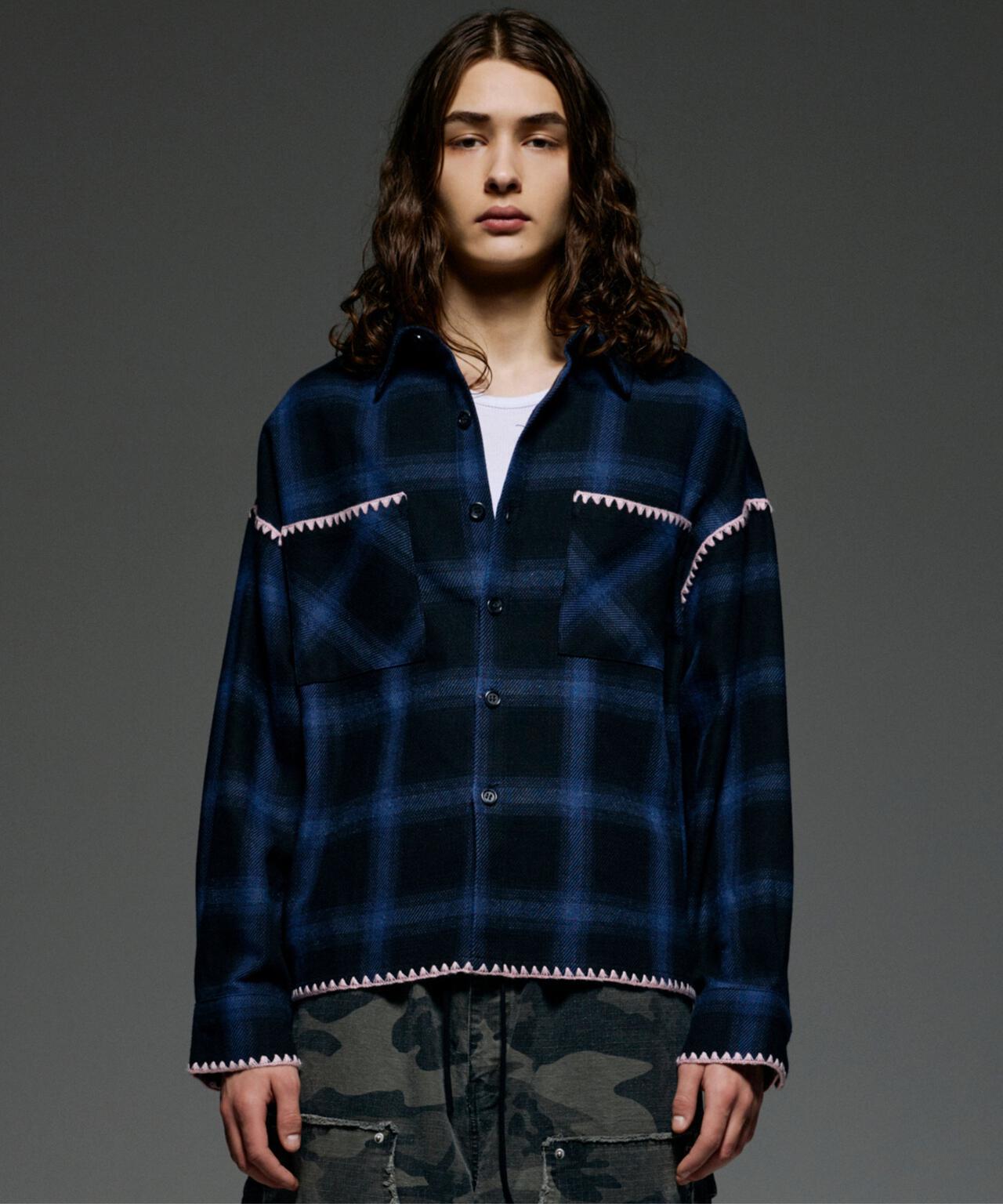 B omnivore/ビーオムニボー HAND STITCH SHIRT