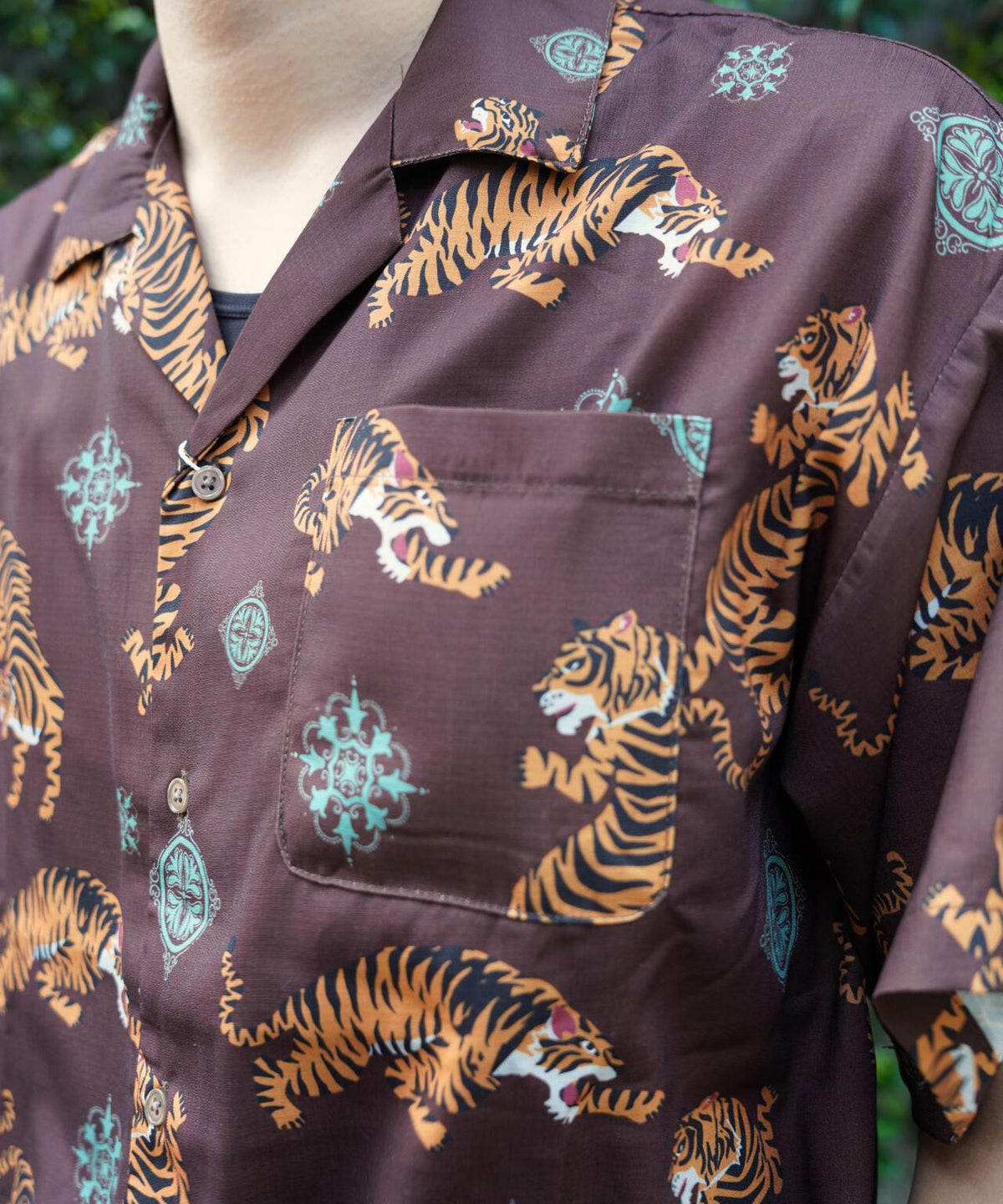 B omnivore/ビーオムニボー TIGER S/S SHIRT