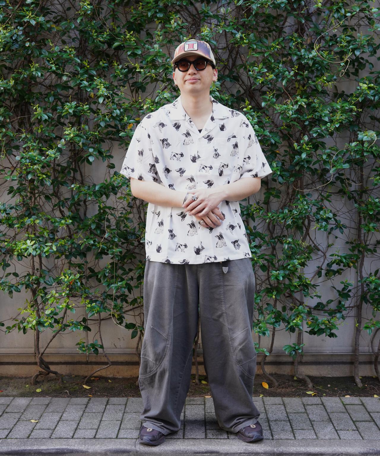 B omnivore/ビーオムニボー DOG S/S SHIRT