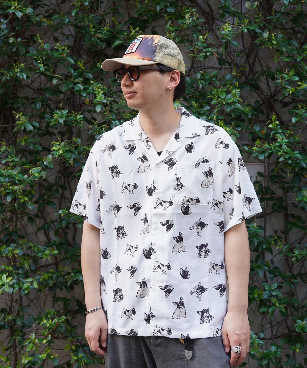 B omnivore/ビーオムニボー DOG S/S SHIRT