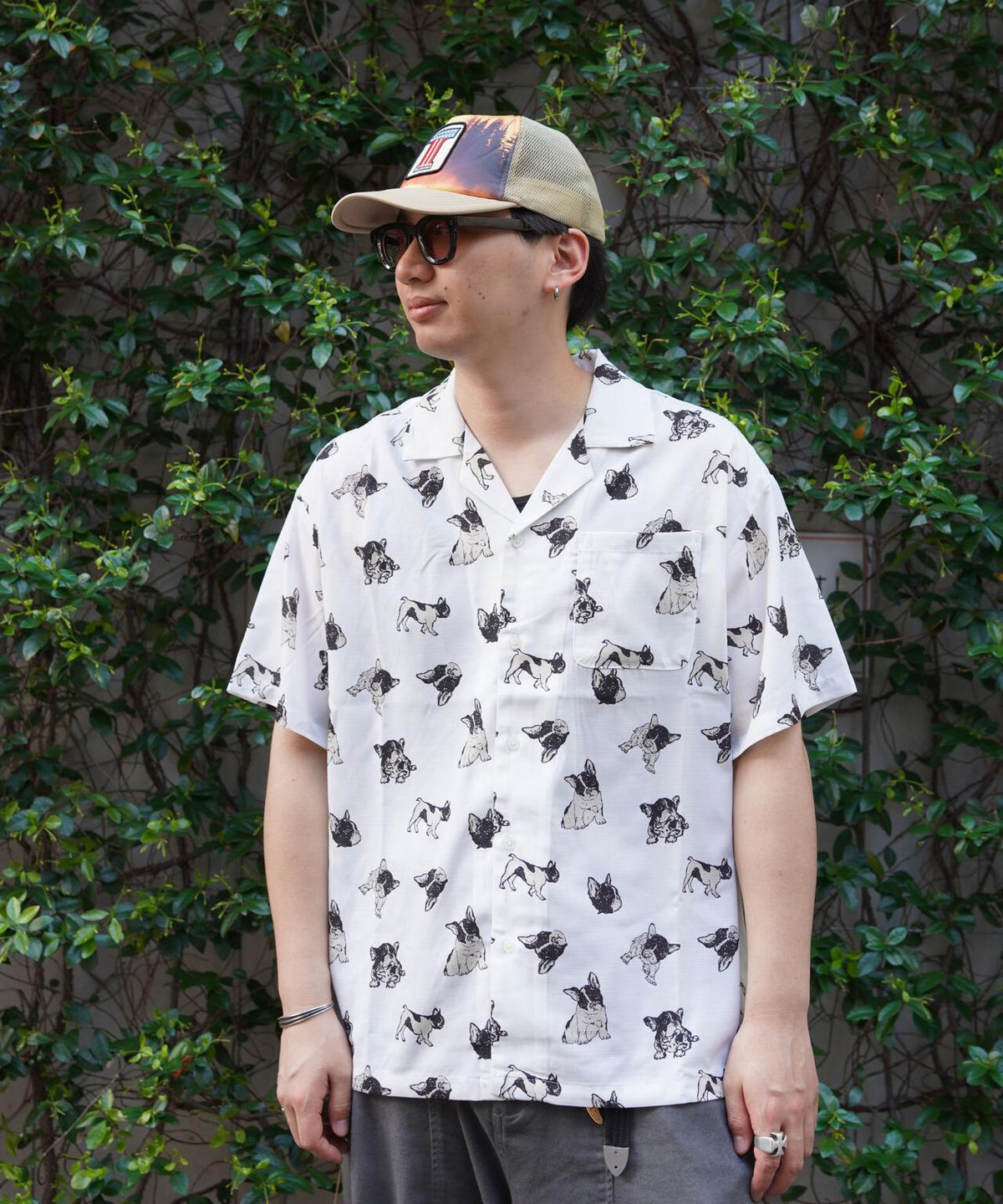 B omnivore/ビーオムニボー DOG S/S SHIRT