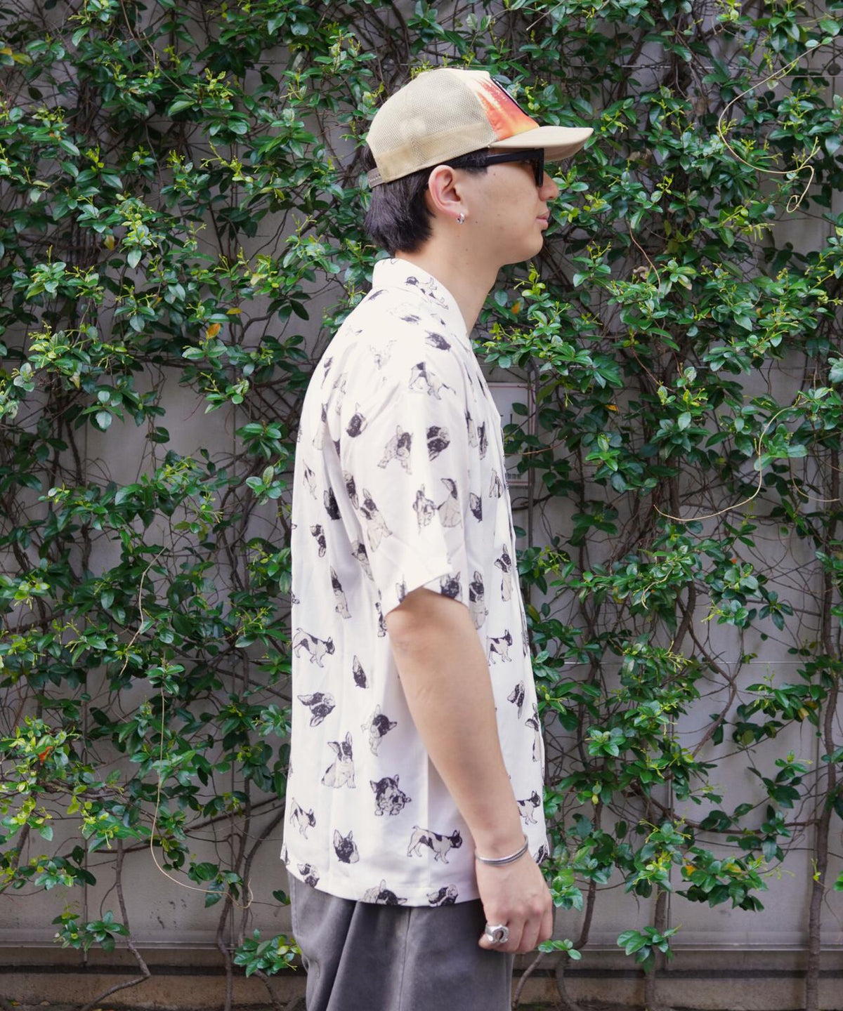 B omnivore/ビーオムニボー DOG S/S SHIRT