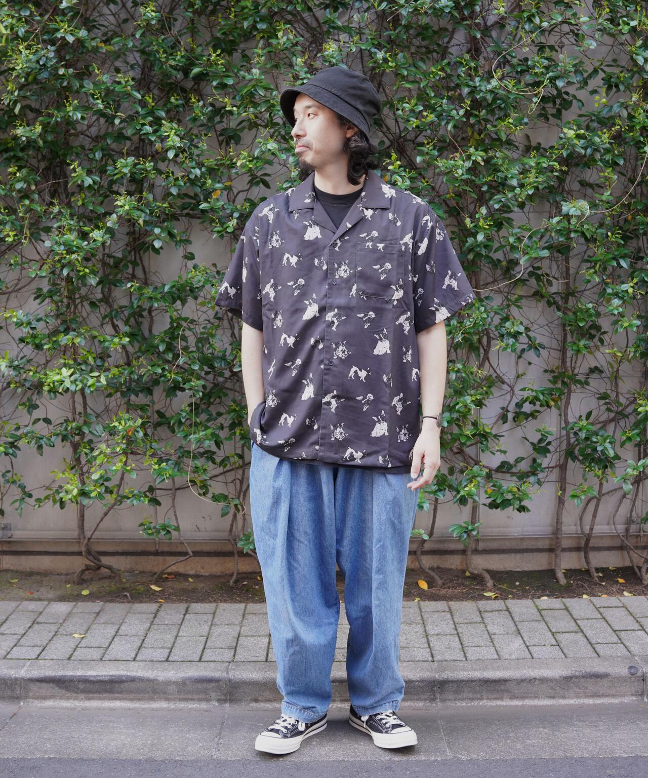 B omnivore/ビーオムニボー DOG S/S SHIRT
