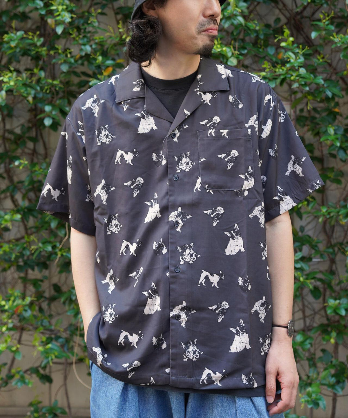 B omnivore/ビーオムニボー DOG S/S SHIRT