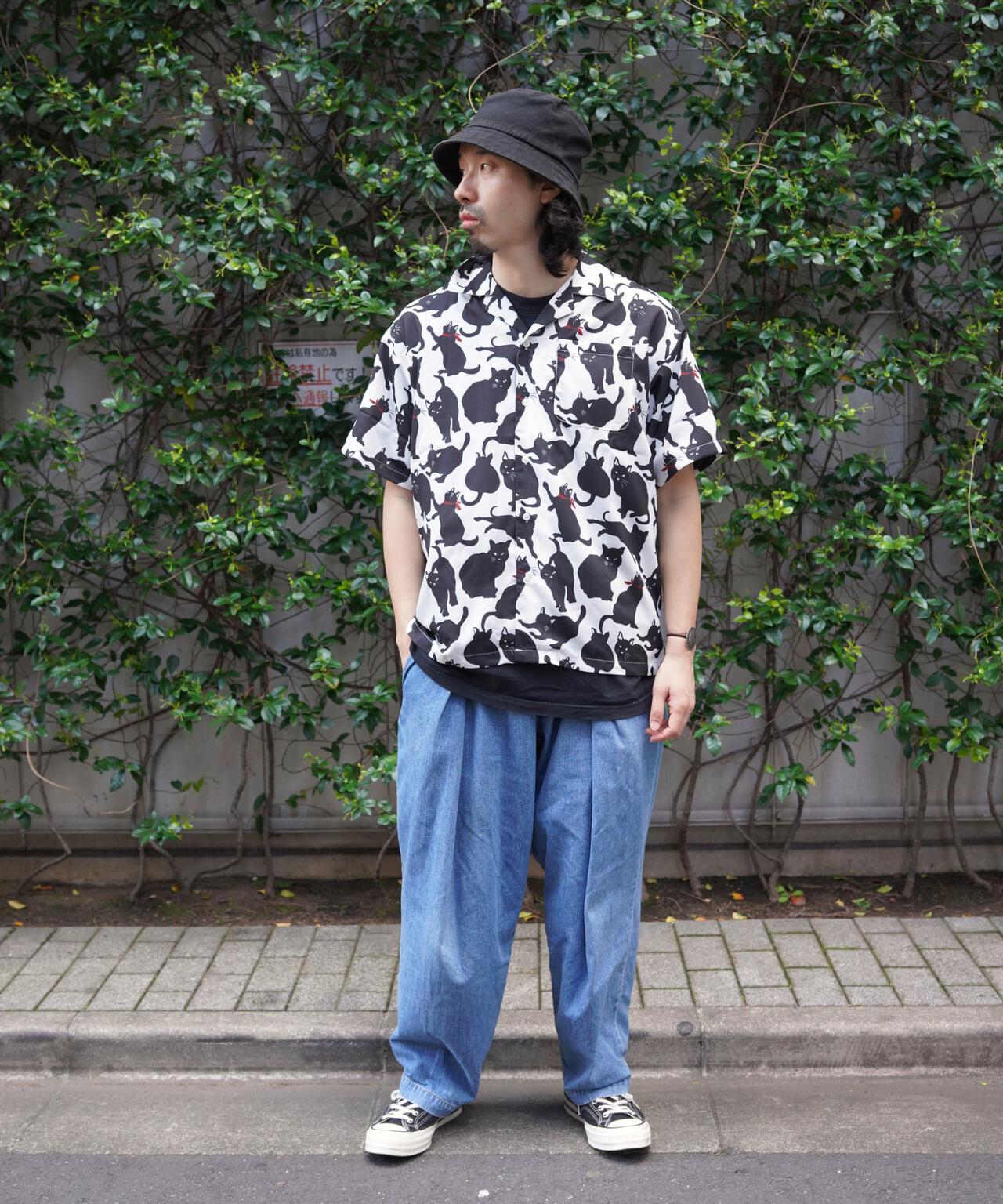 B omnivore/ビーオムニボー CAT S/S SHIRT