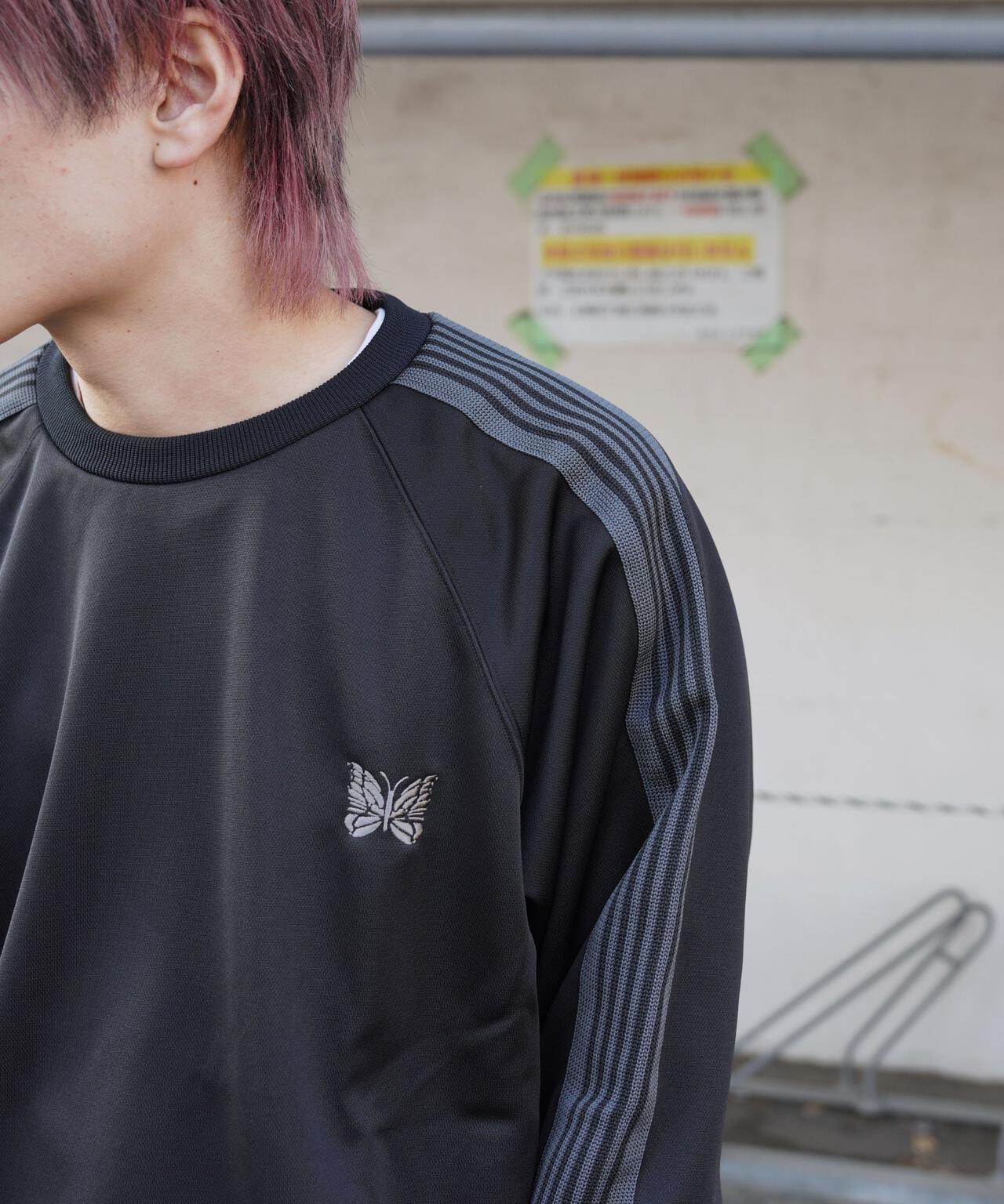 Needles/ニードルズ 別注Track Crew Neck Shirt - Poly Smooth