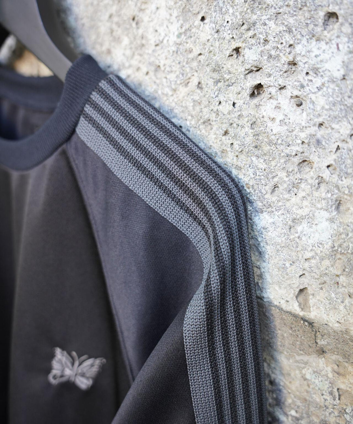 Needles/ニードルズ 別注Track Crew Neck Shirt - Poly Smooth