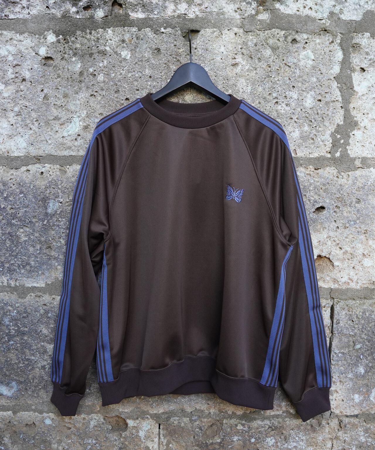 Needles/ニードルズ 別注Track Crew Neck Shirt - Poly Smooth