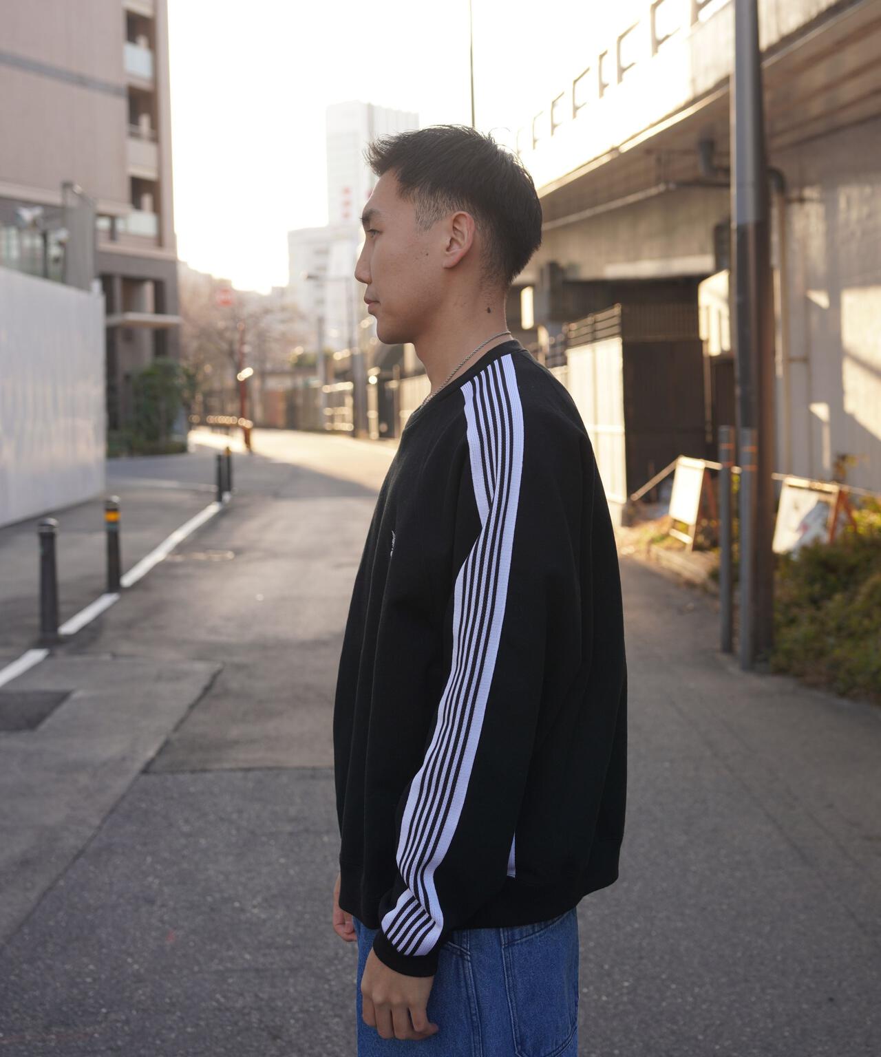 Needles/ニードルズ 別注Track Crew Neck Shirt - Cotton Jersey