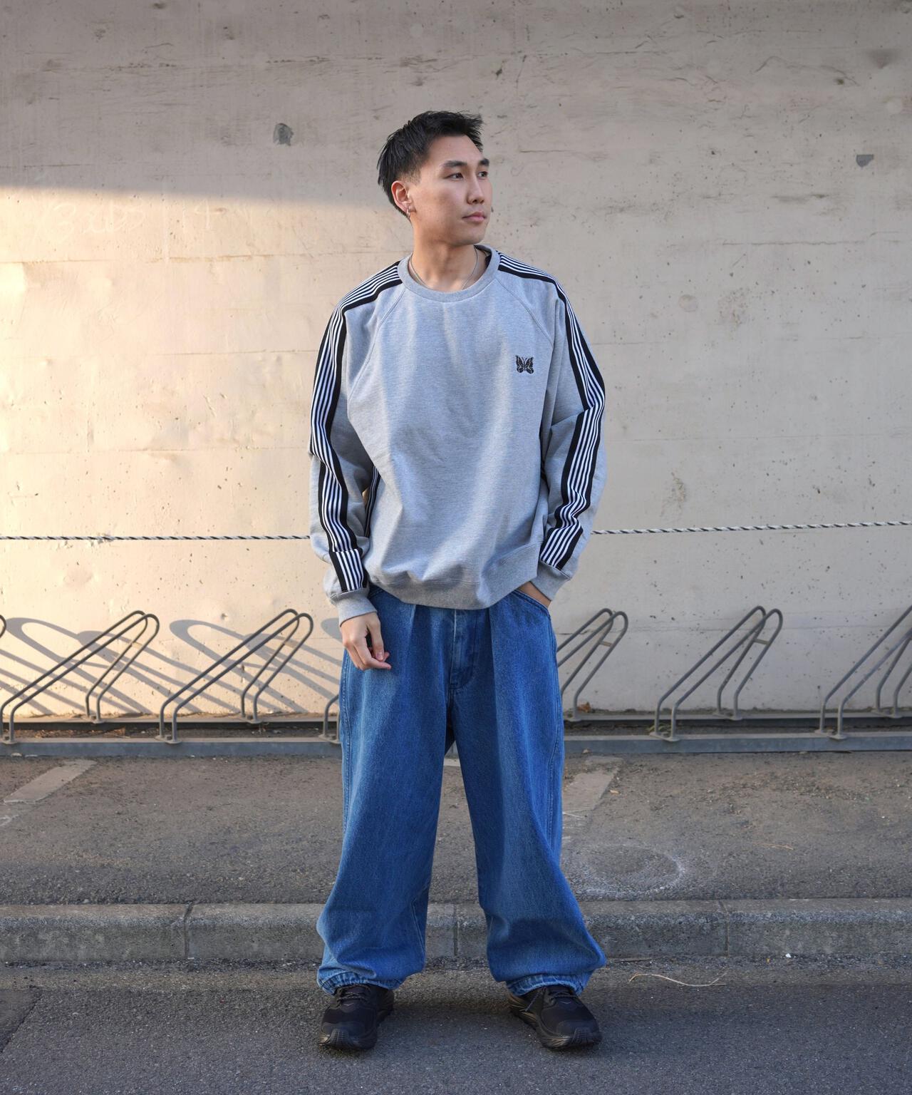 Needles/ニードルズ 別注Track Crew Neck Shirt - Cotton Jersey