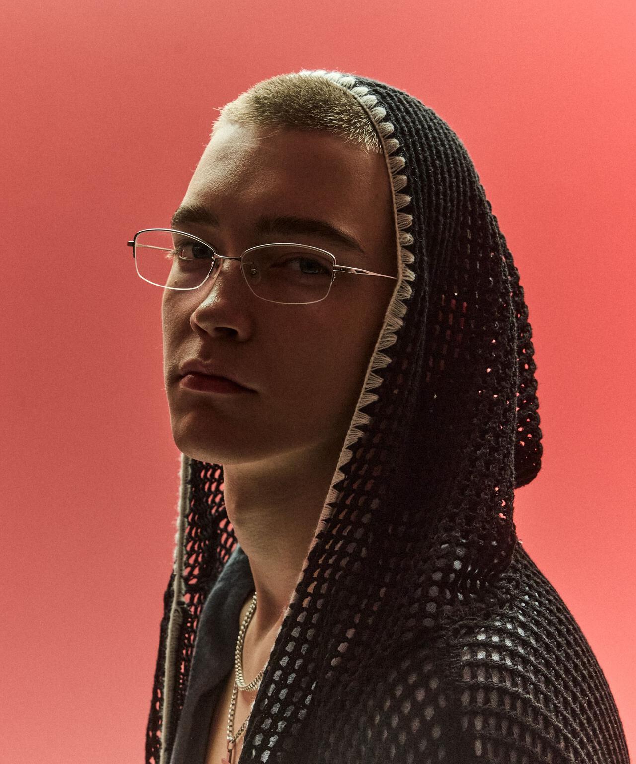 B omnivore/ビーオムニボー HAND - STITCH MESH HOODIE