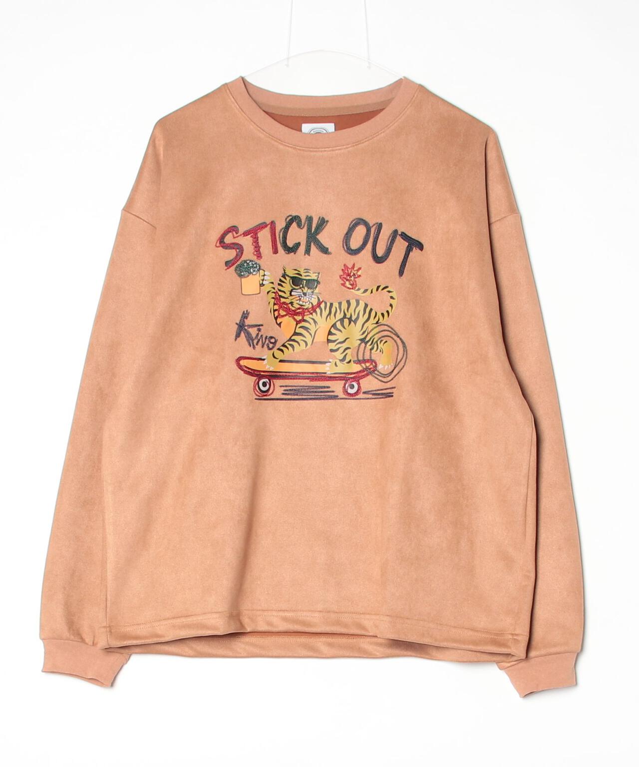 B omnivore/ビーオムニボー SUEDE TIGER L/S PO