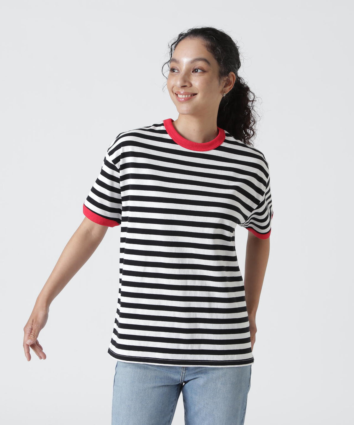 soglia/ソリア AMERICAN DRY BORDER TEE
