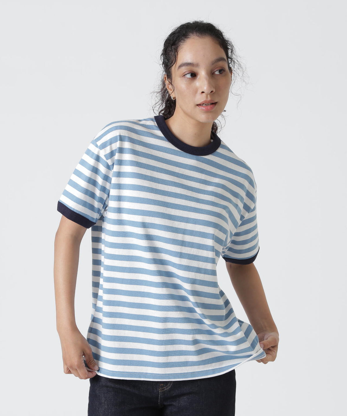 soglia/ソリア AMERICAN DRY BORDER TEE