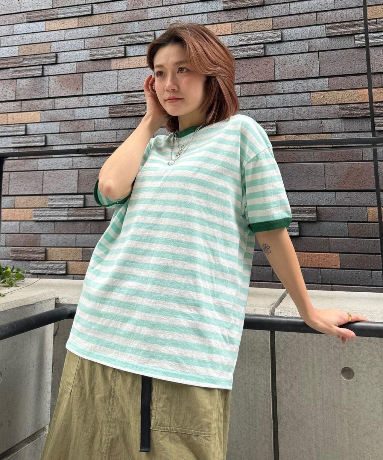 soglia/ソリア AMERICAN DRY BORDER TEE