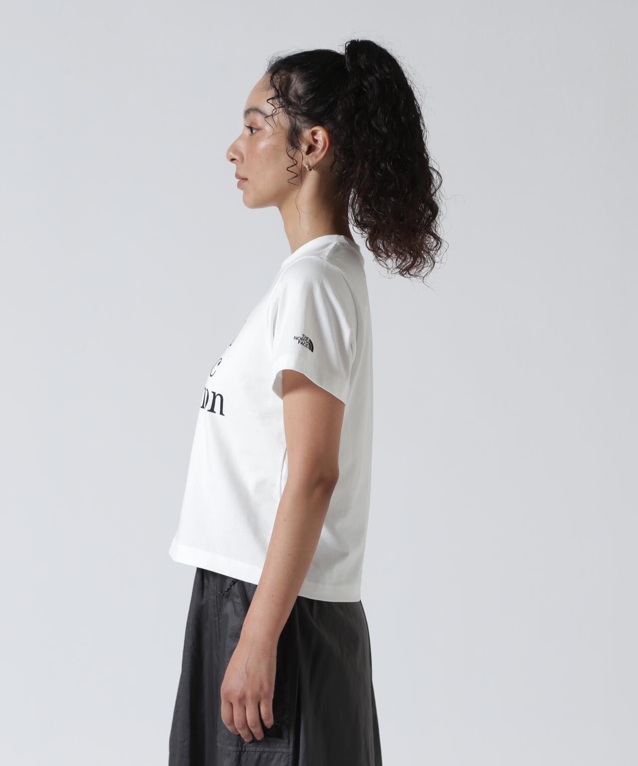 THE NORTH FACE/ザ・ノース・フェイス GAR Typographic White S/S Tee NT32666
