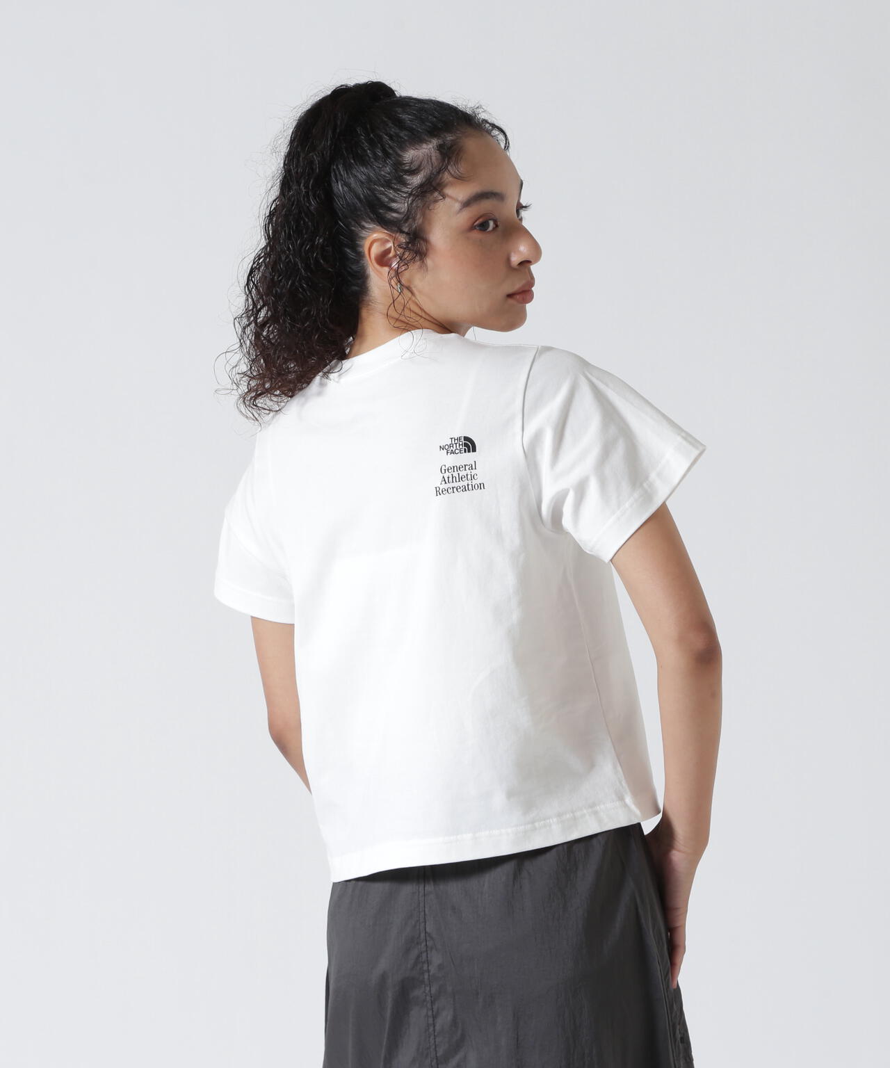 THE NORTH FACE/ザ・ノース・フェイス GAR Typographic White S/S Tee NT32666