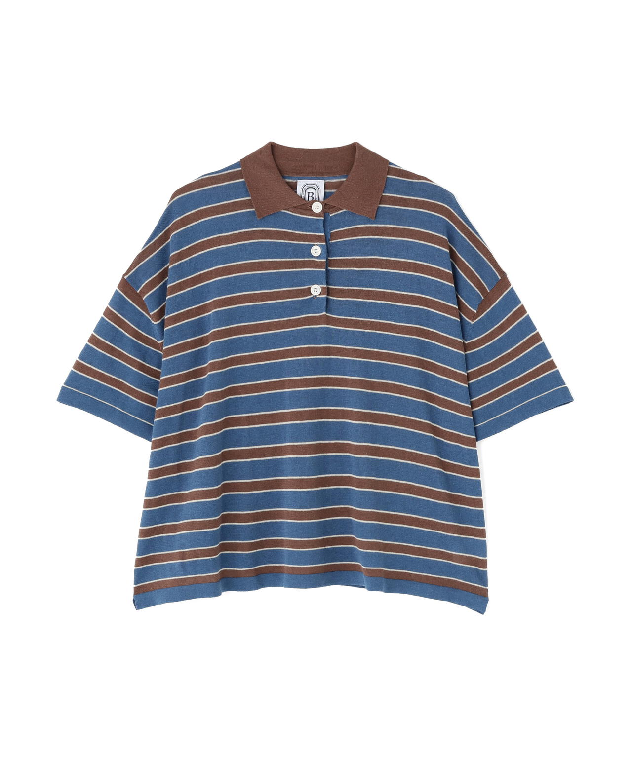 B omnivore/ビーオムニボー アサーメンポロシャツ WOMEN'S
