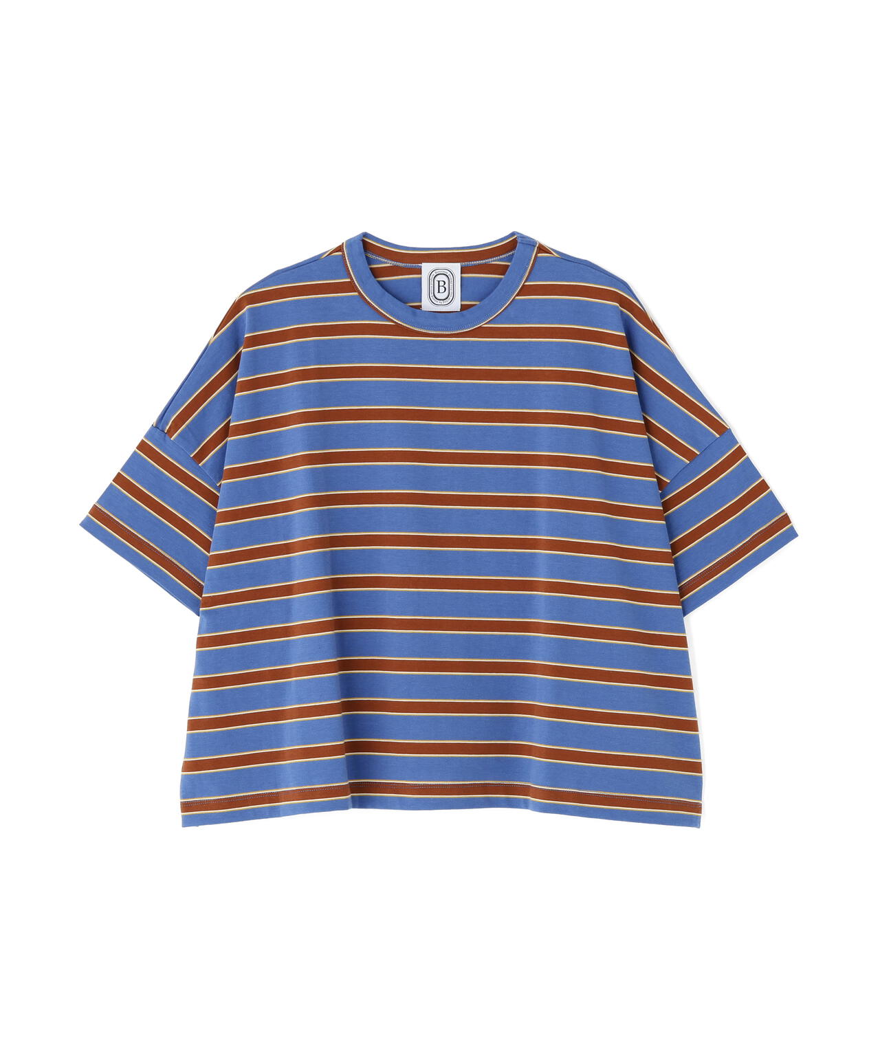 B omnivore/ビーオムニボー 天竺ボーダーワイドTEE WOMEN'S